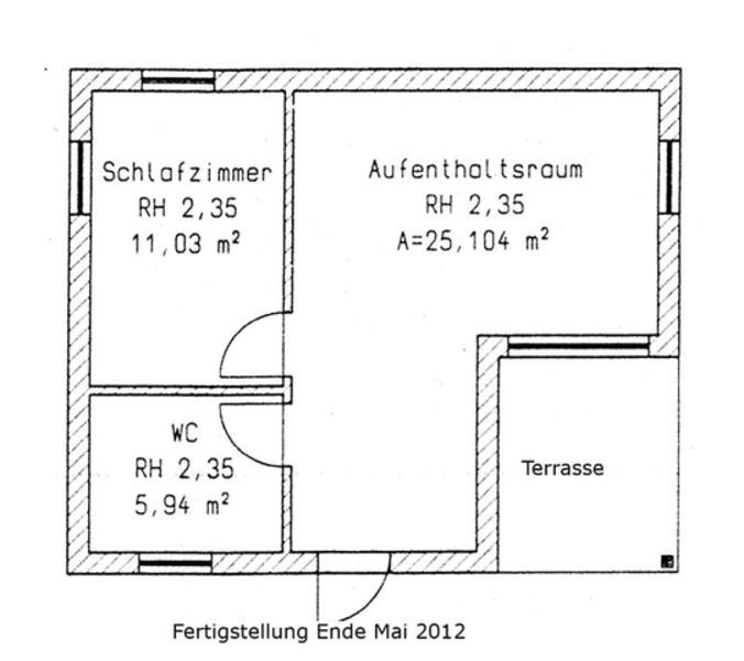 Kleines Ferienhaus Am Feldrand Malchow  Camera foto